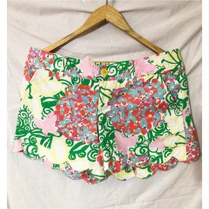 Lilly Pulitzer Scallop Hem Shorts
